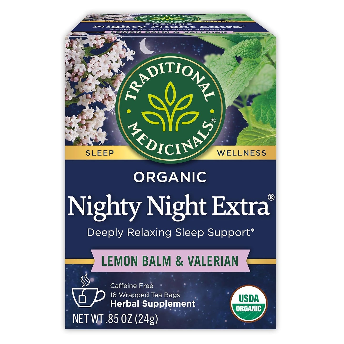 valerian root as the primary active sleep-promoting ingredient in an 'extra' strength blend