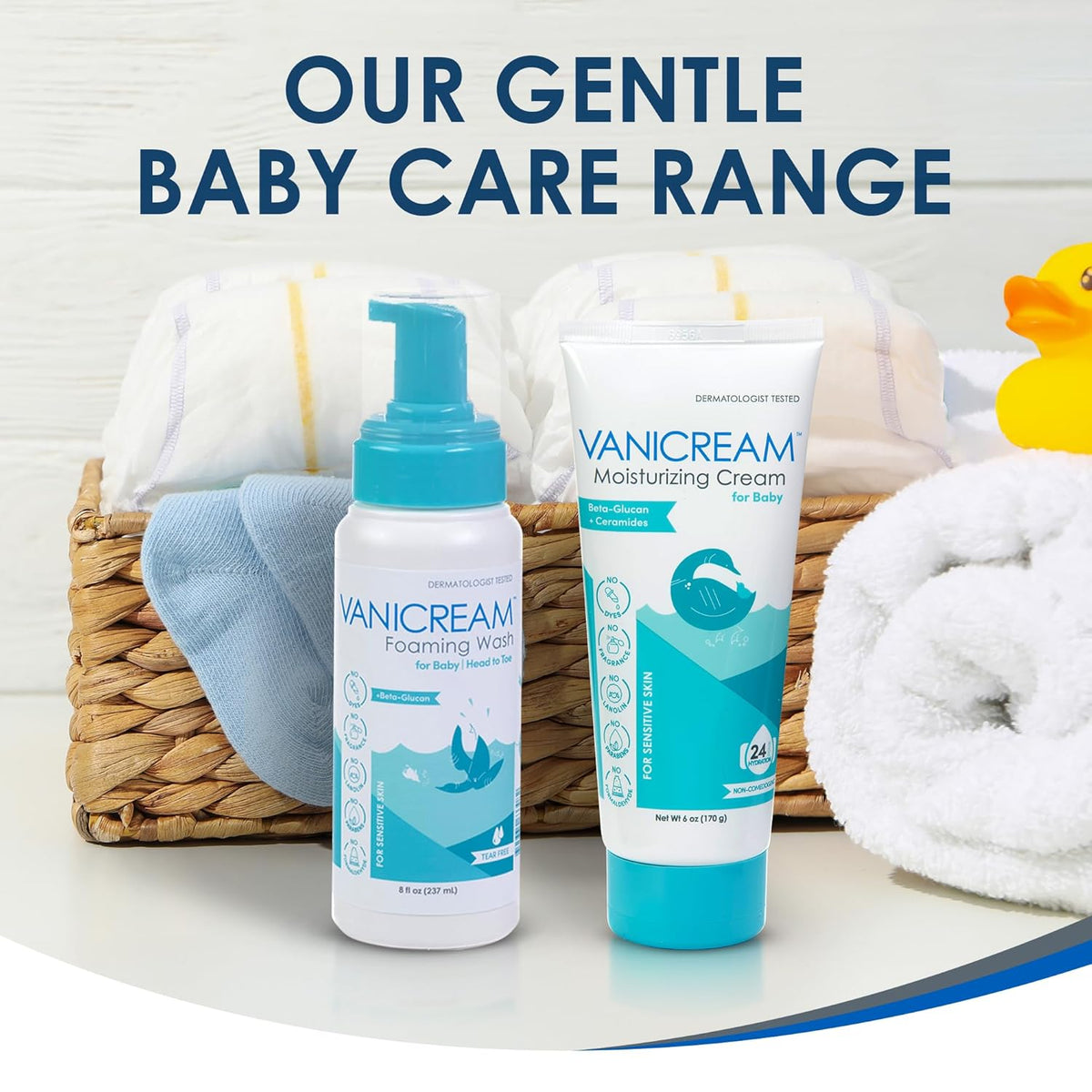 Vanicream Moisturizing Cream for Baby – Fragrance-Free Barrier Cream for Sensitive Newborns and Older Siblings