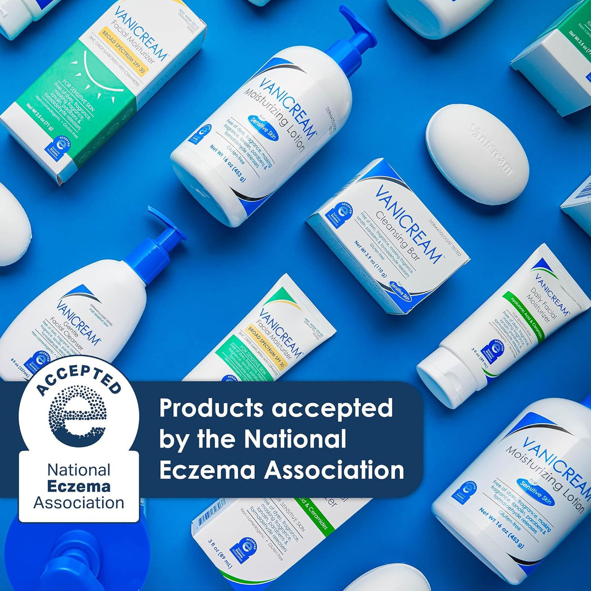 Vanicream Sensitive Skin Lotion – National Eczema Association Accepted Moisturizer for Kids' Skincare Routine