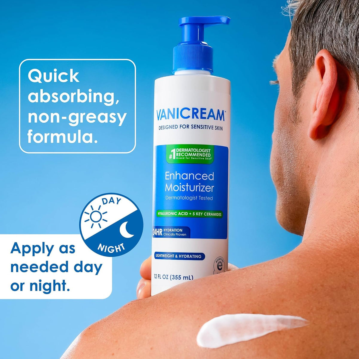 Vanicream Sensitive Skin Lotion – National Eczema Association Accepted Moisturizer for Kids' Skincare Routine