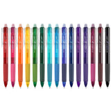 Vanstek 18 Black Erasable Gel Pens Clicker – Practical Gift for Editors and Exam Writers