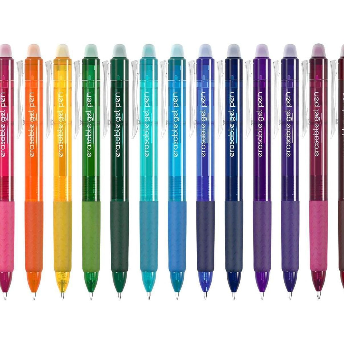 Vanstek 18 Black Erasable Gel Pens Clicker – Practical Gift for Editors and Exam Writers