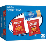 Kellogg's Cheez-It, Pringles, Pop-Tarts and Rice Krispies Treats Variety Pack – Safe and Familiar Snacks for Kids' Birthday Party Goody Bags