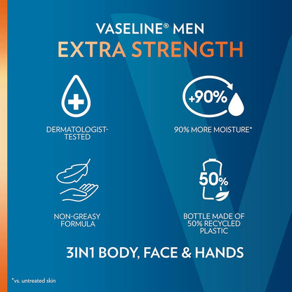 Vaseline Face, Hands & Body Lotion – Neutral-Scent Daily Hydrator for Shared Apartment Spaces