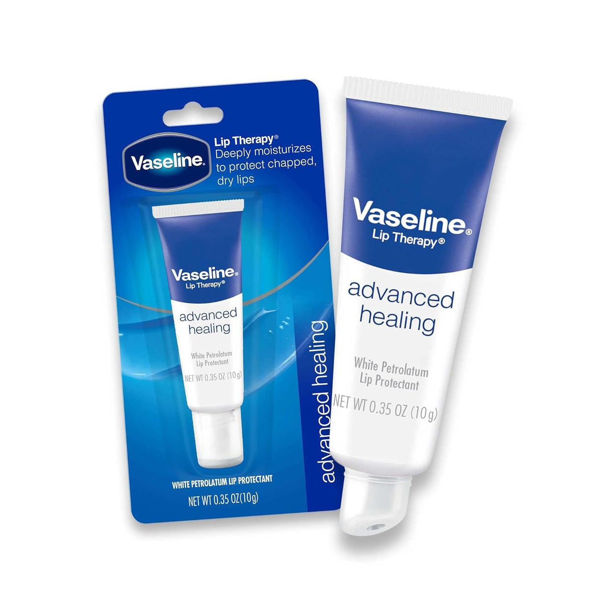 Vaseline Lip Therapy Advanced Healing 3-Pack – Affordable Holiday Gift Set of Healing Lip Balms for Women