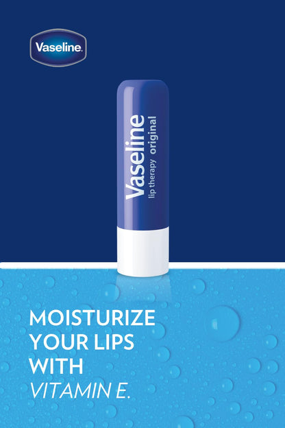 Vaseline Lip Therapy Original Care – Valentine's Day Small Gift, Pocket-Sized Healing Lip Balm 6-Pack for Her