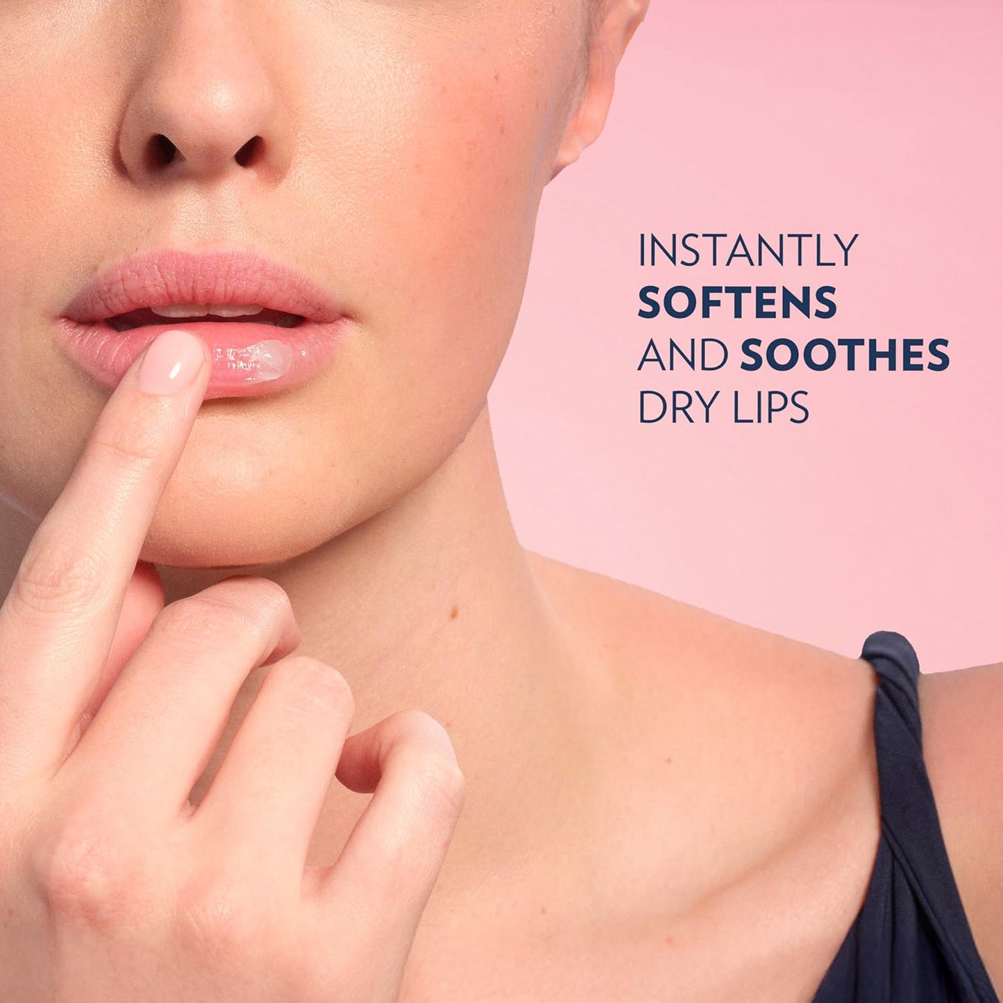 Vaseline Lip Therapy Tinted Rosy Mini 2 ct – Quiet Design Lip Care for Uncluttered Spaces, Simple Rosy Tint in Pocket Friendly Jar