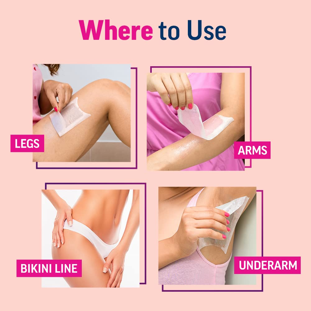 Veet Full Body Waxing Kit – Pre-Vacation Smooth Skin Kit for Beach Getaways