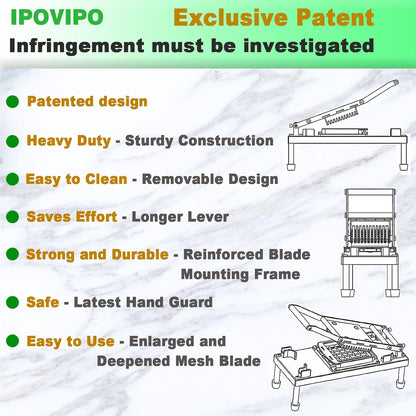 Veggie Chop Pro – Practical Birthday Gift for Mom, Low-Force Vegetable Dicer for Easier Cooking
