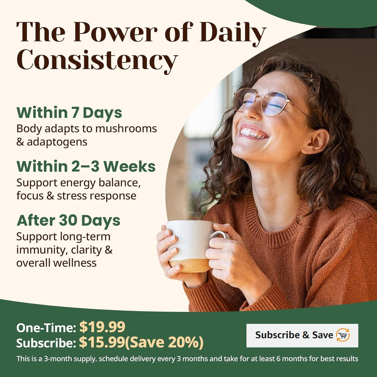 Venture Pal Mushroom Adaptogen Formula – Streamlined, Non-GMO Daily Stack for a Less-Is-More Supplement Shelf