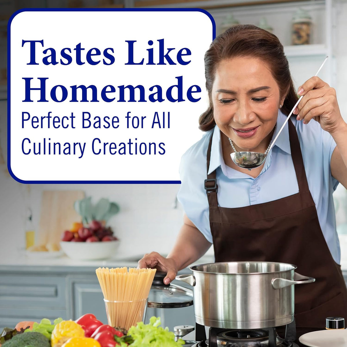 versatile base compatible with sauces, soups, grains, and braises