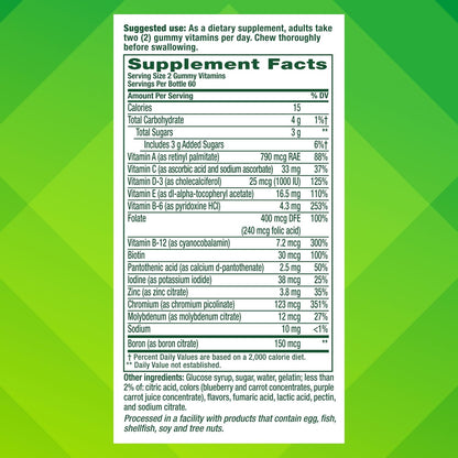 Vitafusion Adult Gummy Vitamin for Men – Immune and Muscle Support for High-Performance Daily Schedules