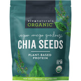 Viva Naturals Organic Chia Seeds 32 oz – Birthday Gift for Mom, Clean-Eating Pantry Refill for the Plant-Forward Cook