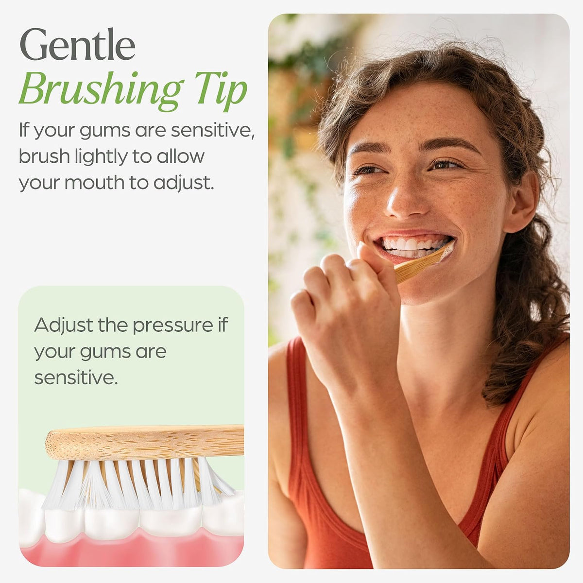 VIVAGO Bamboo Toothbrushes 30 Pack – Mindful Oral Care Set for a Calming Self-Care Routine