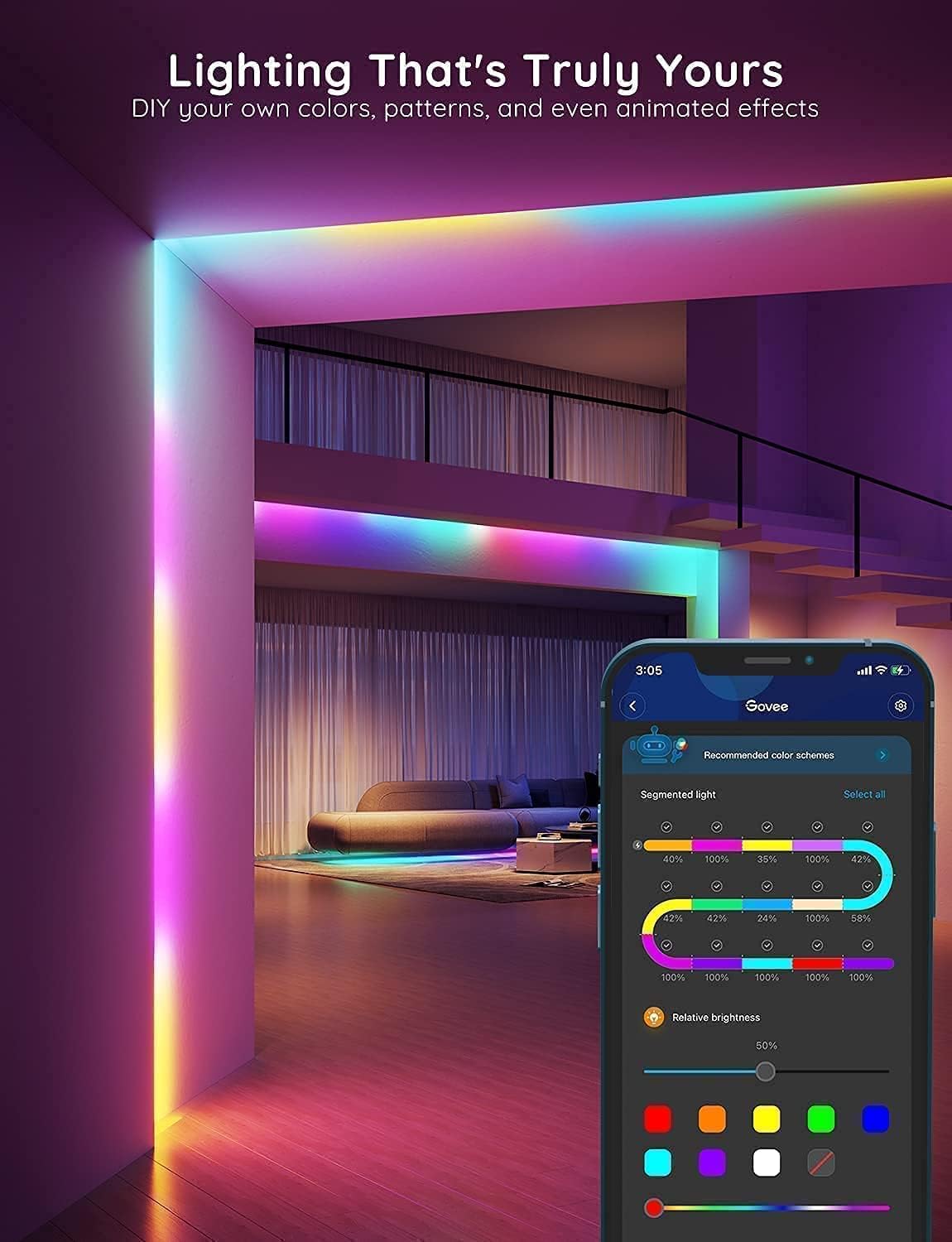 voice control compatibility with amazon alexa and google assistant