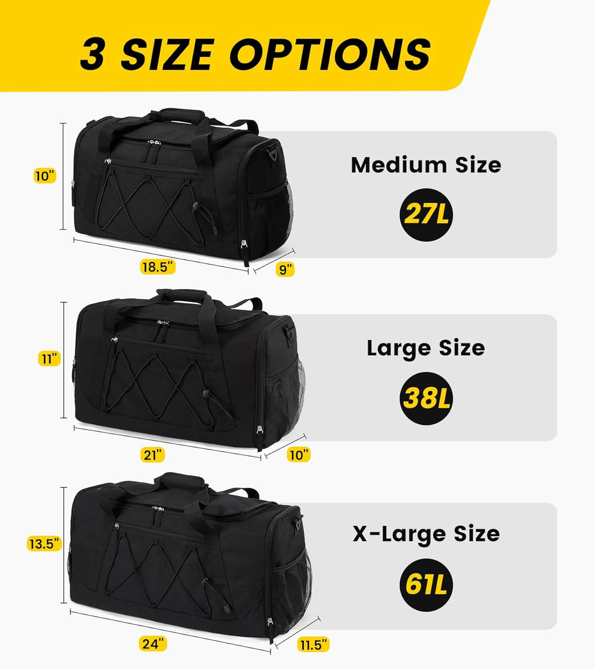 Vorspack Weekender Bag - All-Terrain Travel Duffel for Hiking, Beach Days, and Outdoor Court Sports