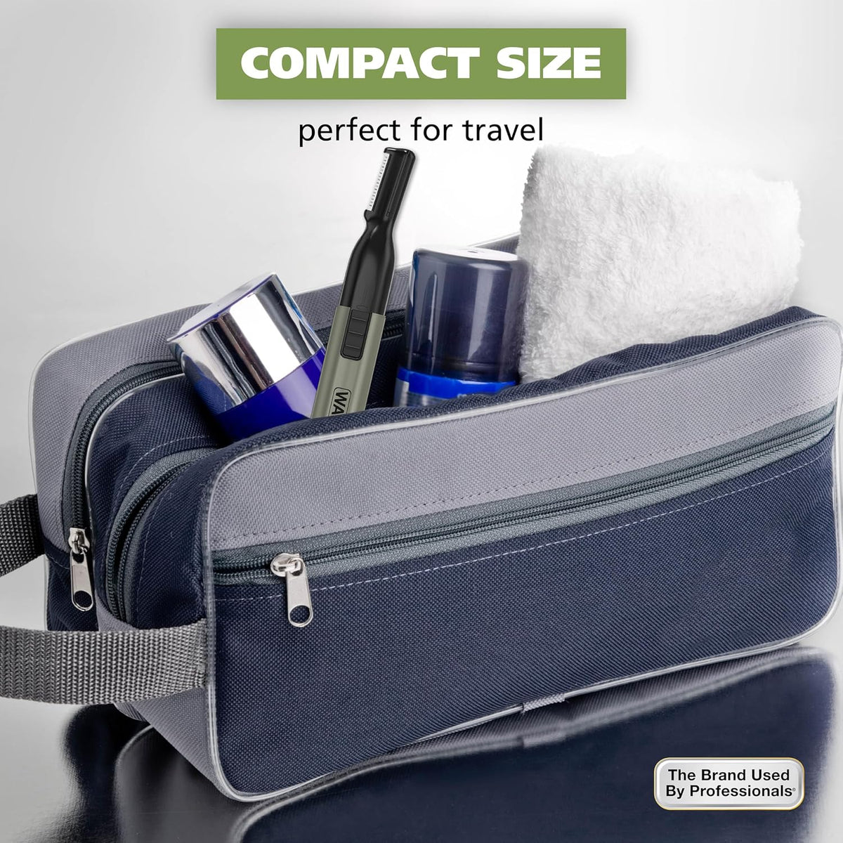 Wahl Micro Groomsman Battery Personal Trimmer – 30-Second Touch-Up Trimmer for the Morning Routine, No Charging Delays