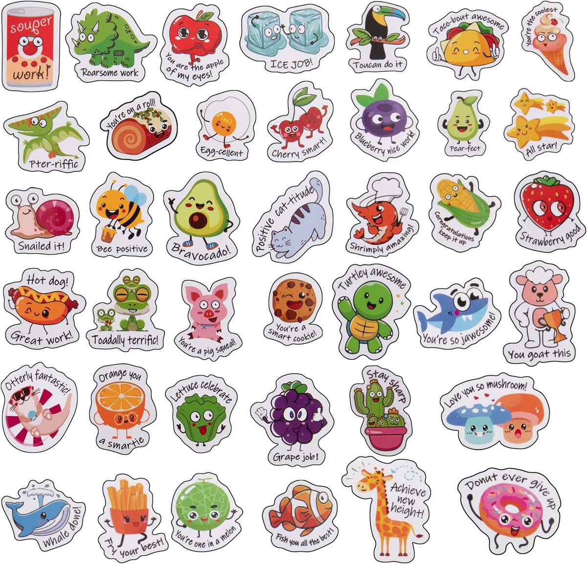 Wakawaga Bulk Kids Wall Sticker Set 800pcs – Fun Vinyl Designs for Playroom Decor and Locker Makeovers