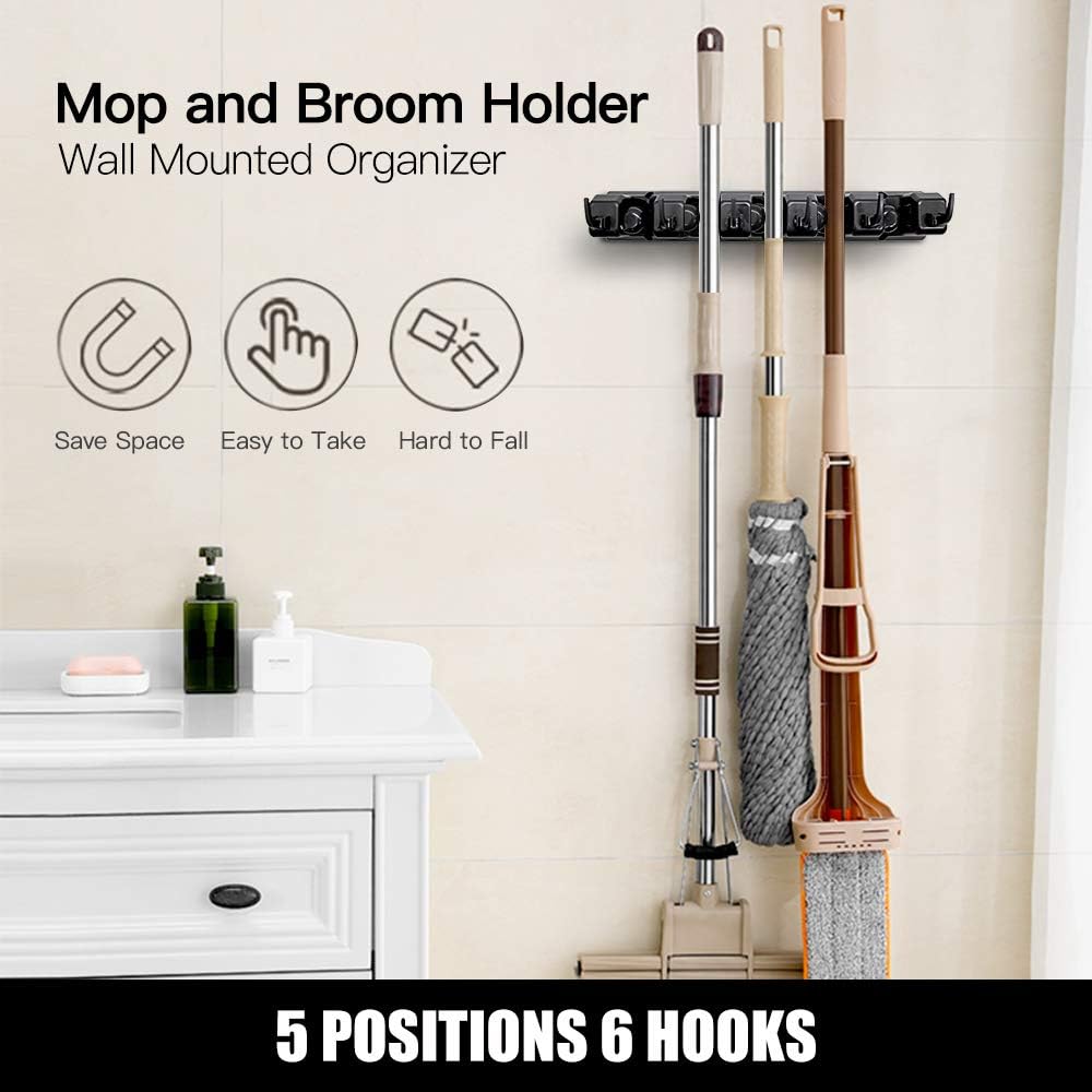 wall-mounted design with included screws and slots for tool-free stud-free installation