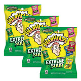 WARHEADS Kid-Friendly Sour Candy Challenge - Individually Wrapped Halloween & Party Candy - 3 Pack