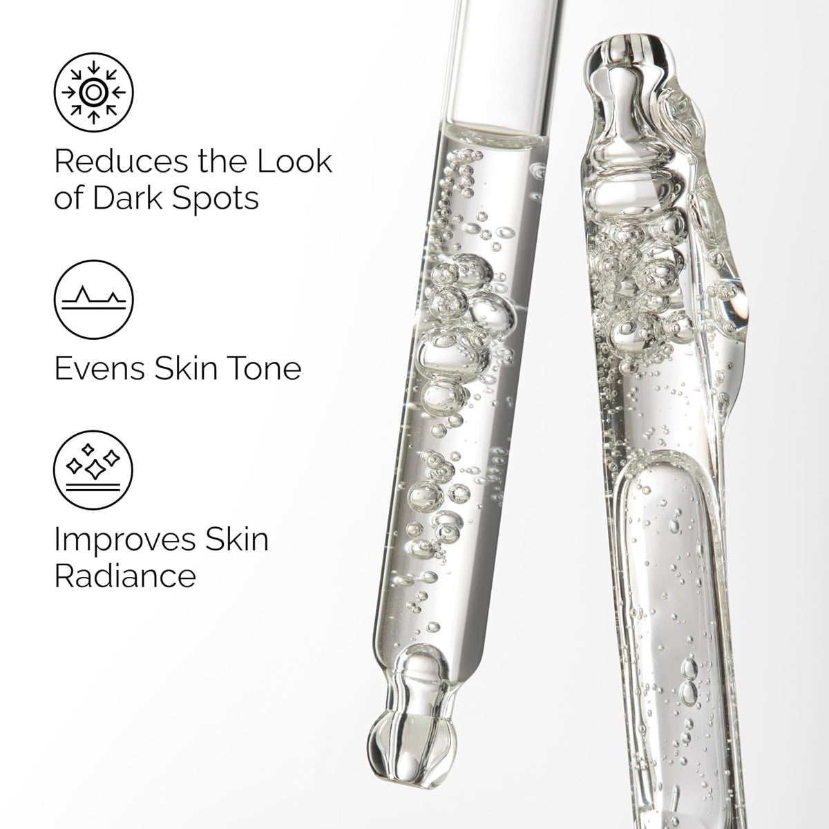 water-based, non-irritating serum texture