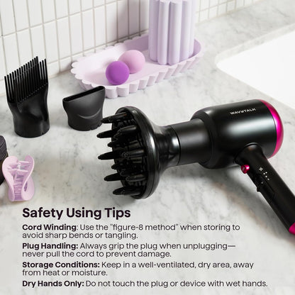 Wavytalk Blown Away Ionic Hair Dryer – Calming Ionic Blow Dryer for a Slower, More Intentional Morning Ritual