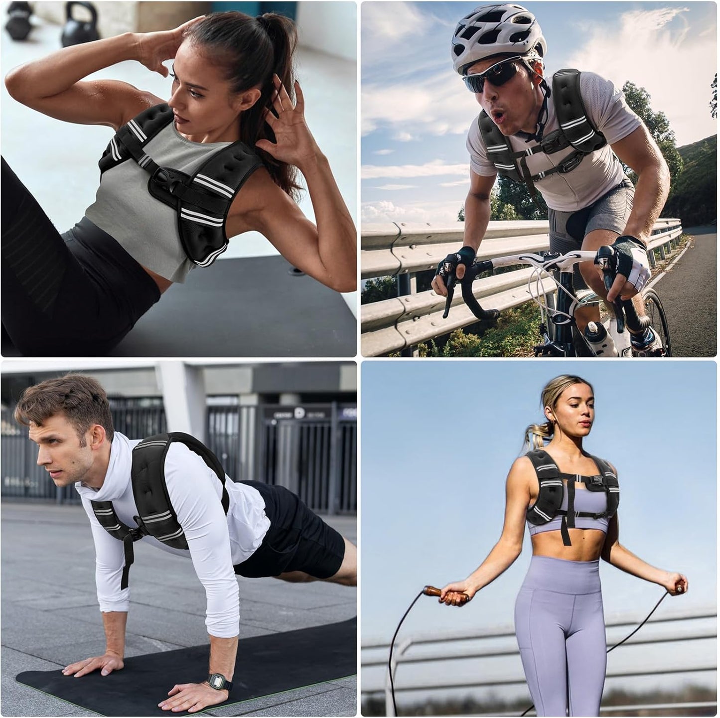 Weighted Vest – Portable Fitness Vest for Camping Trips, Park Workouts, and Open-Air Strength Training