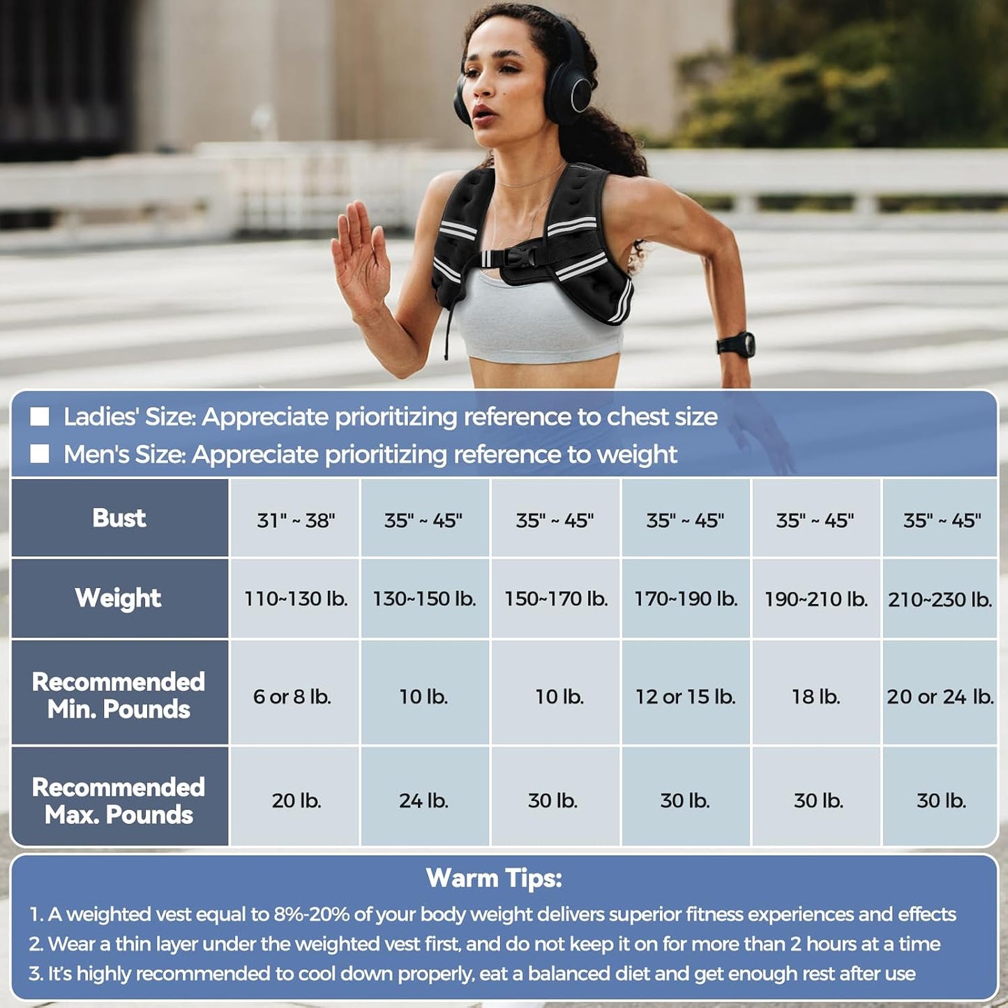 Weighted Vest – Portable Fitness Vest for Camping Trips, Park Workouts, and Open-Air Strength Training