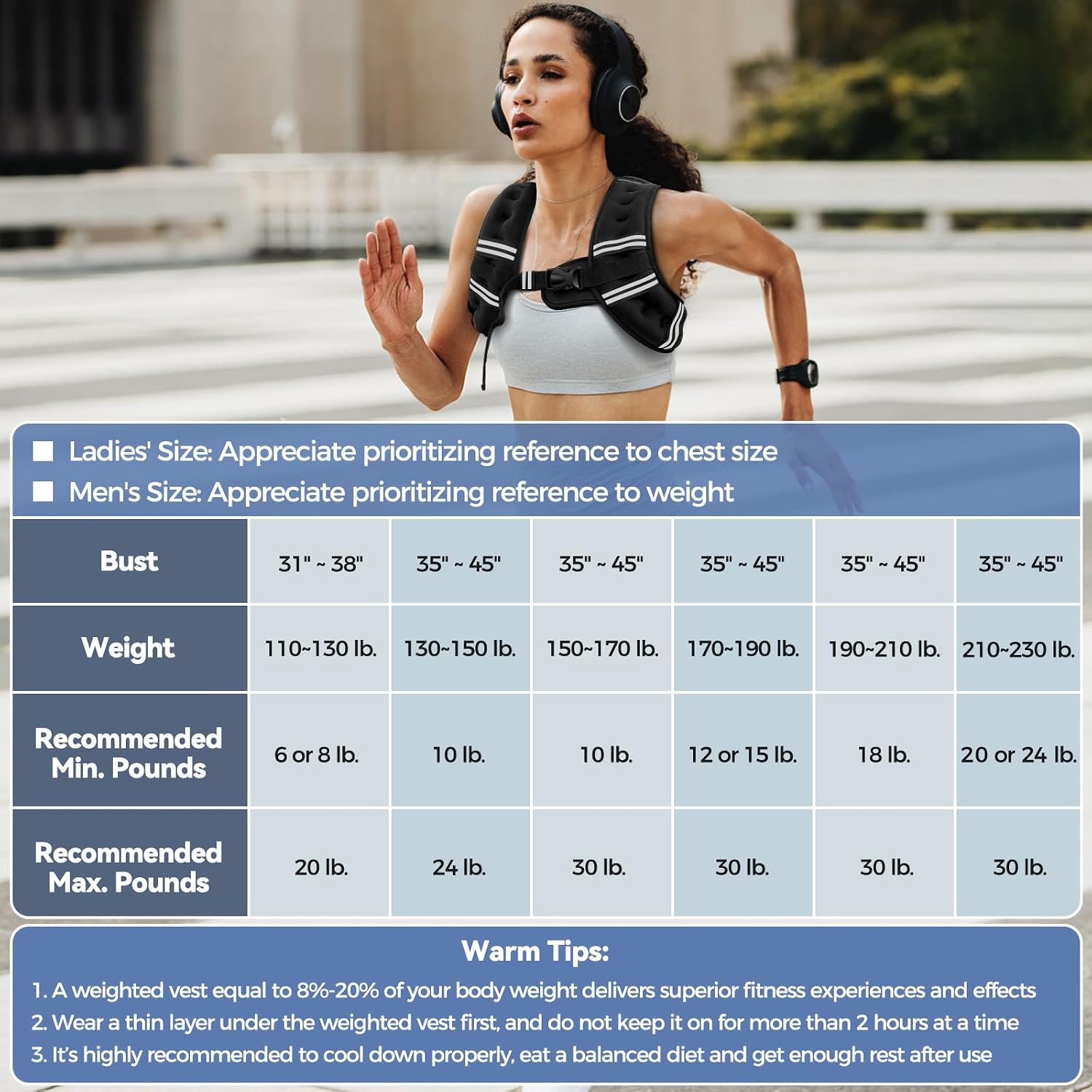 Weighted Vest – Portable Fitness Vest for Camping Trips, Park Workouts, and Open-Air Strength Training