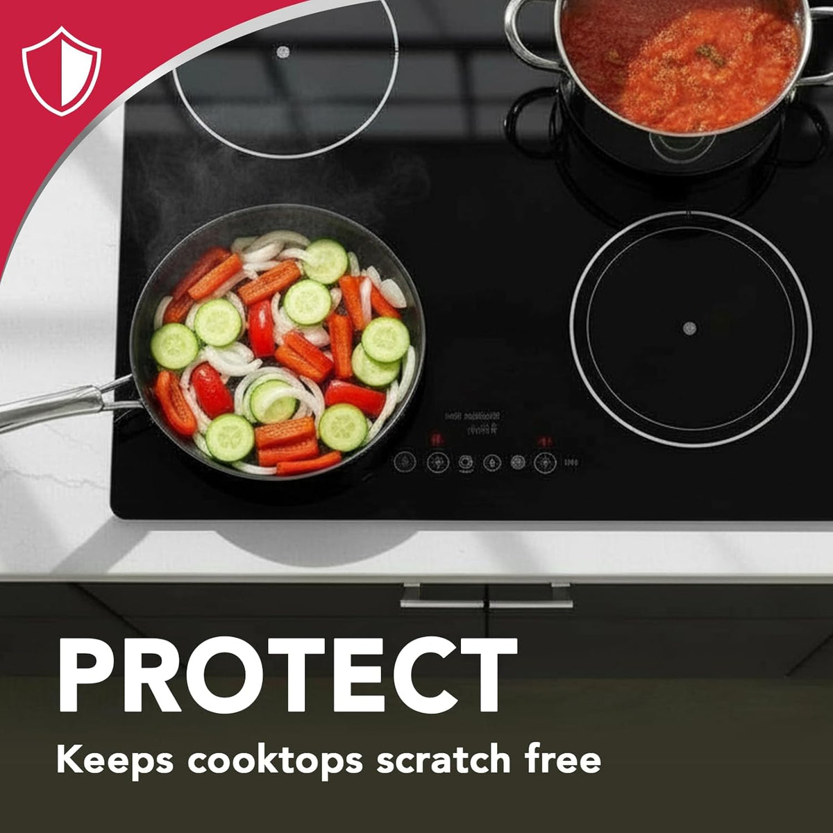 Weiman Ceramic Cooktop Polish – Worry-Free Deep Clean for Households with Active Family Kitchens