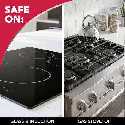 Weiman Ceramic Cooktop Polish – Worry-Free Deep Clean for Households with Active Family Kitchens
