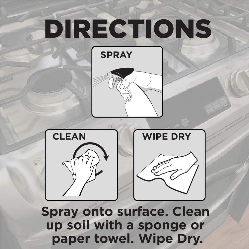 Weiman Gas Range Cleaner and Degreaser – High-Efficiency Stove Degreaser for Streamlined Kitchen Cleaning Routines