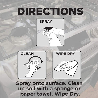 Weiman Gas Range Cleaner and Degreaser – High-Efficiency Stove Degreaser for Streamlined Kitchen Cleaning Routines