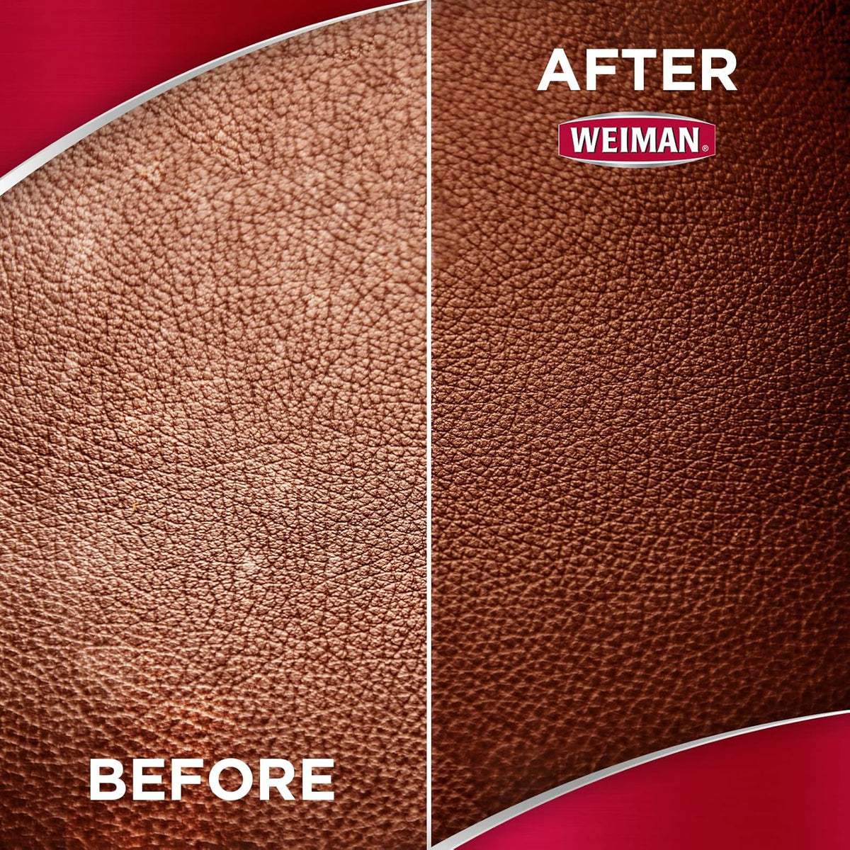 Weiman Leather Wipes - Quick Clean and Condition Anywhere with UVX-15 Sunscreen, Ideal for Open-Air Vehicles, Picnic Gear, and Weekend Adventures
