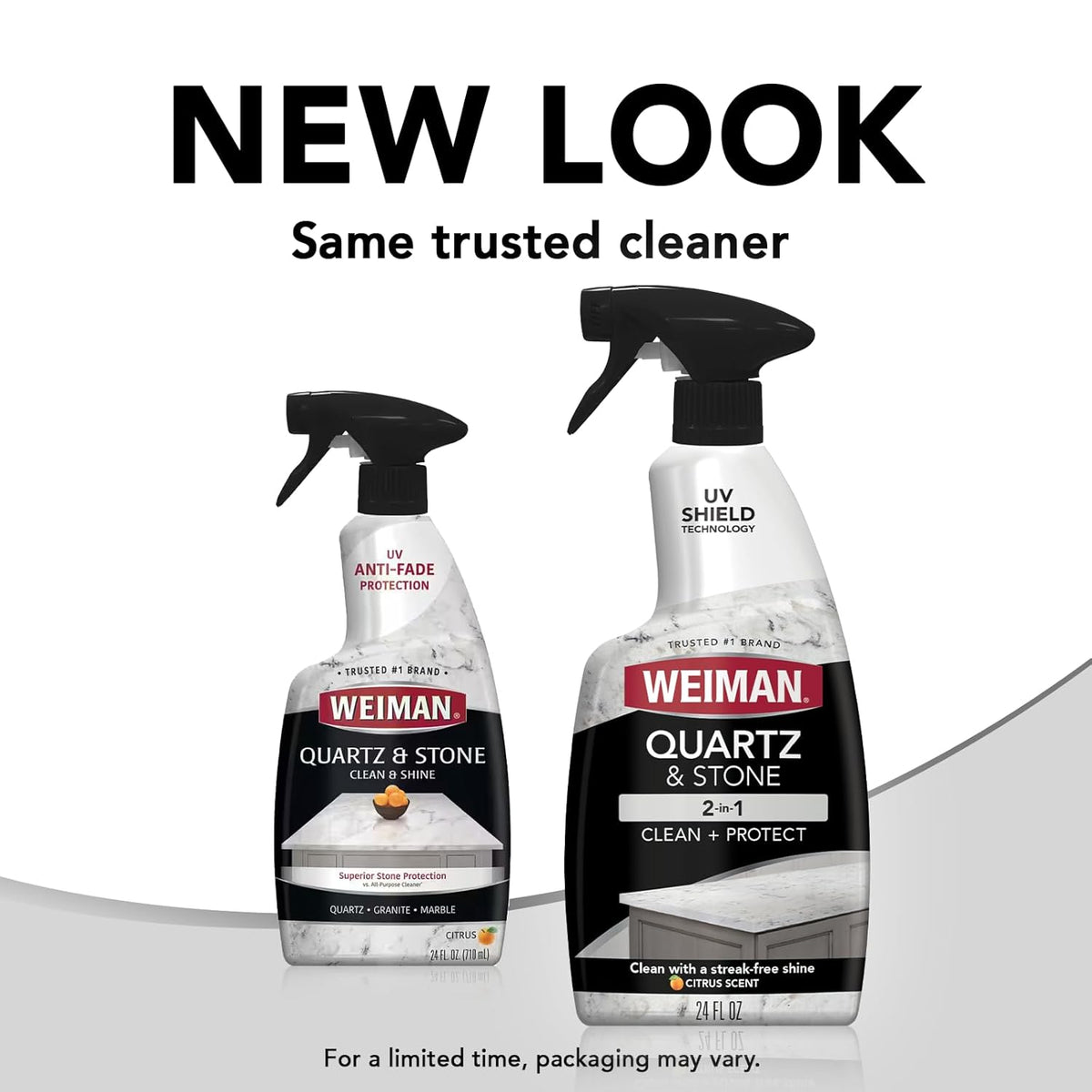 Weiman Quartz Countertop Cleaner and Polish — Restores Gloss on Quartz and Granite for Picture-Perfect Countertops
