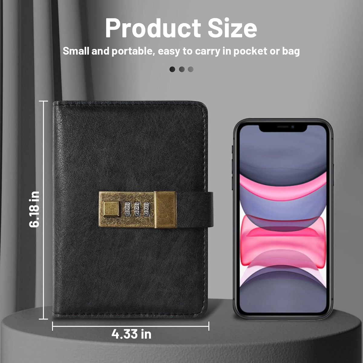 WEMATE Password Keeper with Lock – Privacy-First Offline Storage for Website and Email Logins, 600+ Entry Capacity