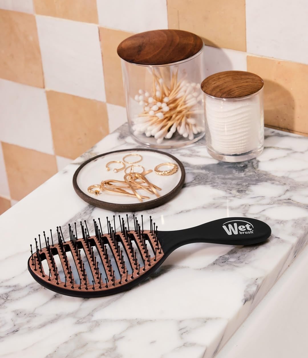Wet Brush Ceramic Speed Dry Hair Brush – Practical Holiday Gift for Mom, Fast-Dry Vented Brush for Housewarming and Special Occasion Giving