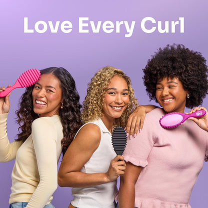 Wet Brush Curl Shaper Detangler – At Home Spa Night Accessory for Defining Curls with Zero Breakage
