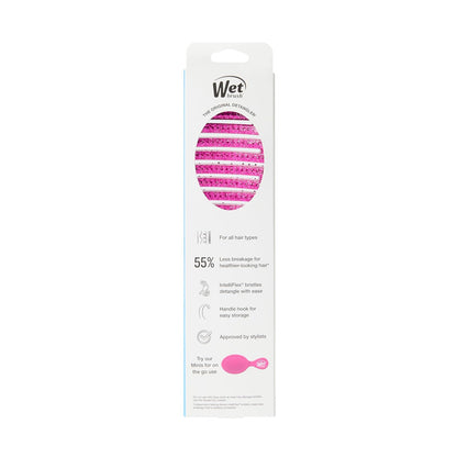 Wet Brush Detangler Shower Brush – Less-Is-More Hair Care Essential, Rinses Clean and Hangs Neatly in the Shower