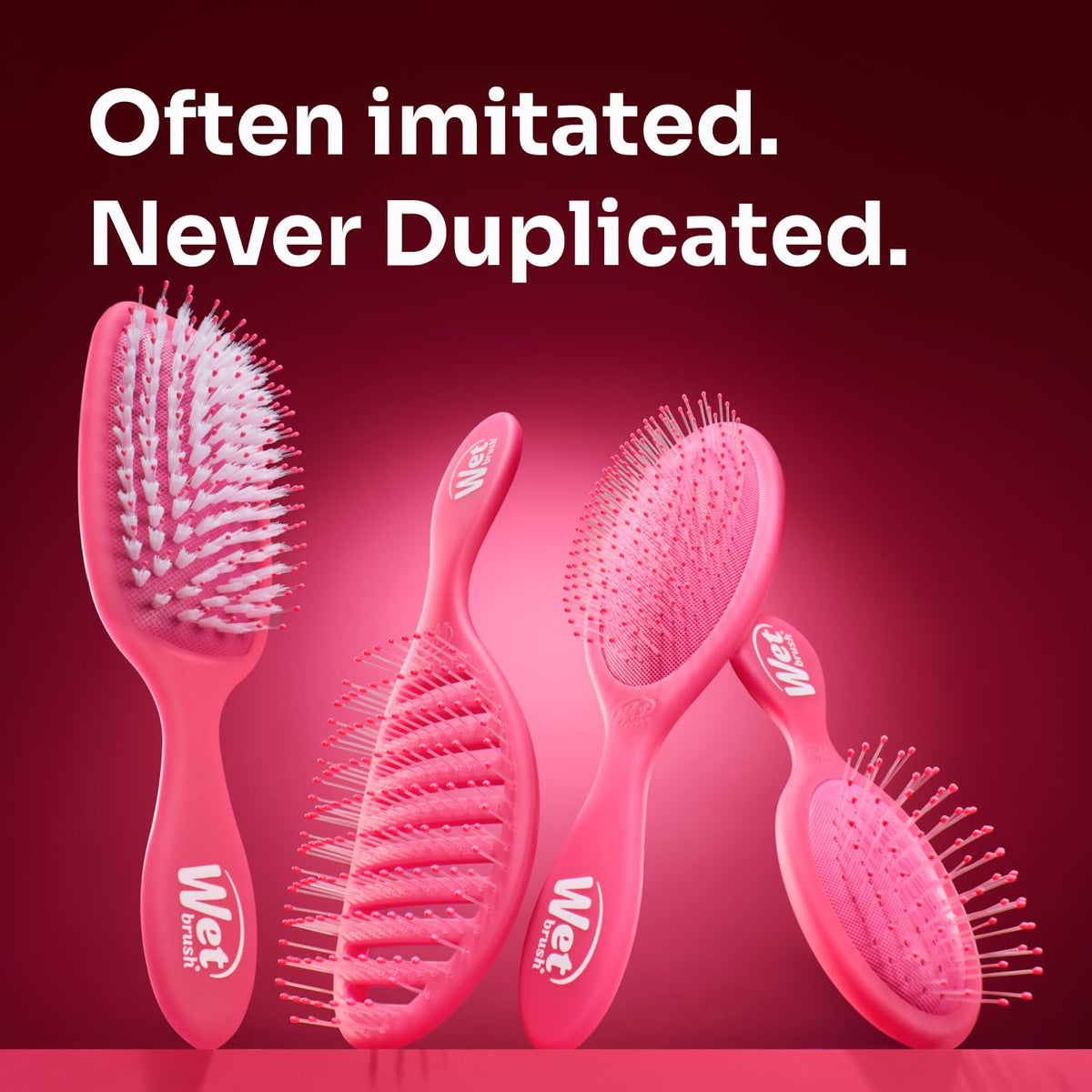 Wet Brush Mini Detangler – Capsule Bathroom Essential, One Compact Brush Replaces Multiple Detanglers