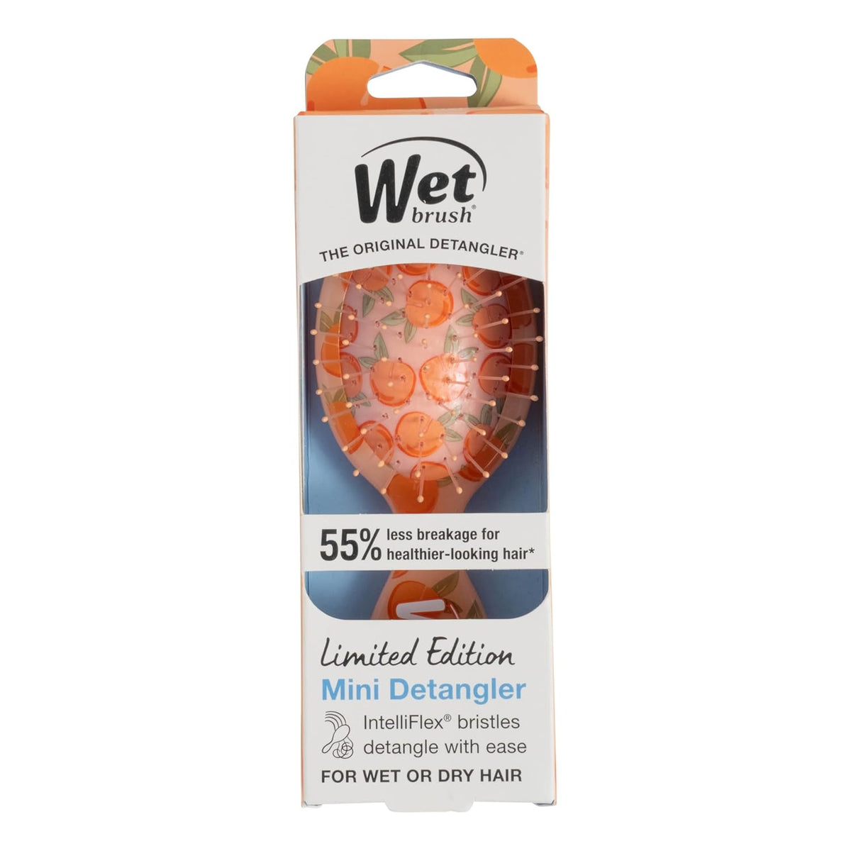 Wet Brush Mini Detangler – Capsule Bathroom Essential, One Compact Brush Replaces Multiple Detanglers