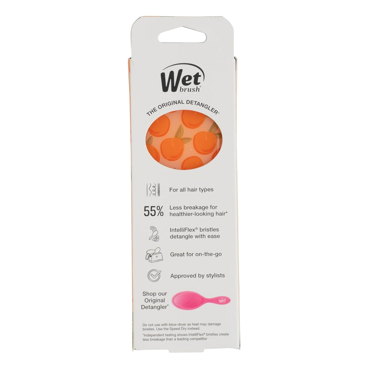 Wet Brush Mini Detangler – Capsule Bathroom Essential, One Compact Brush Replaces Multiple Detanglers