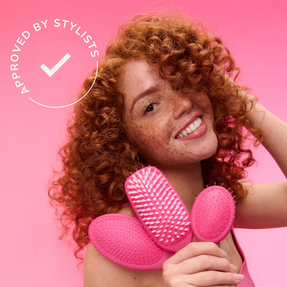 Wet Brush Mini Detangler – Capsule Bathroom Essential, One Compact Brush Replaces Multiple Detanglers