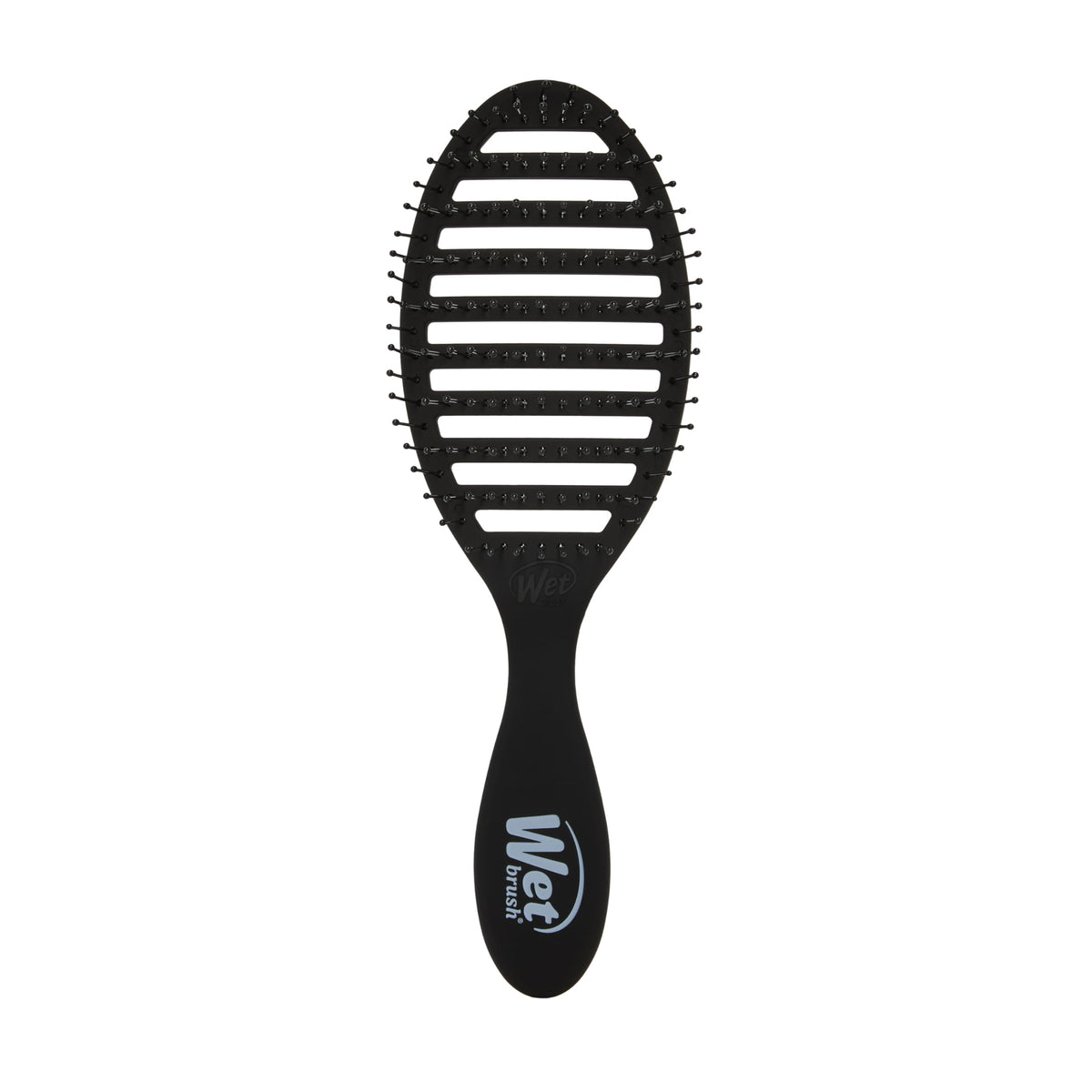 Wet Brush Speed Dry Hair Brush, Black Frost - Vented Design &amp;amp; Soft HeatFlex Bristles Are Blow Dry Safe - Ergonomic Handle Manages Tangles - Pain-Free Hair Accessories