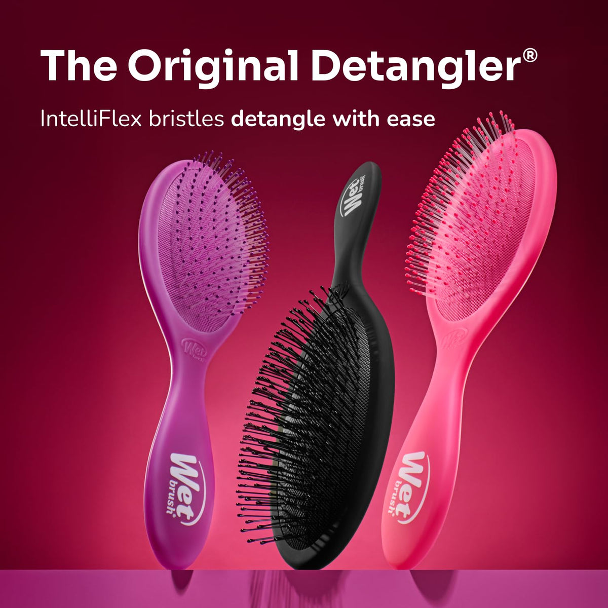 Wet Brush Winnie The Pooh Original Detangler Skin-Safe Family Hairbrush, Soft Flexible Tips Prevent Snagging and Scraping