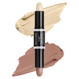 wet n wild MegaGlo Dual-Ended Contour Stick for Wind-Down Beauty, Comfortable Creamy Texture