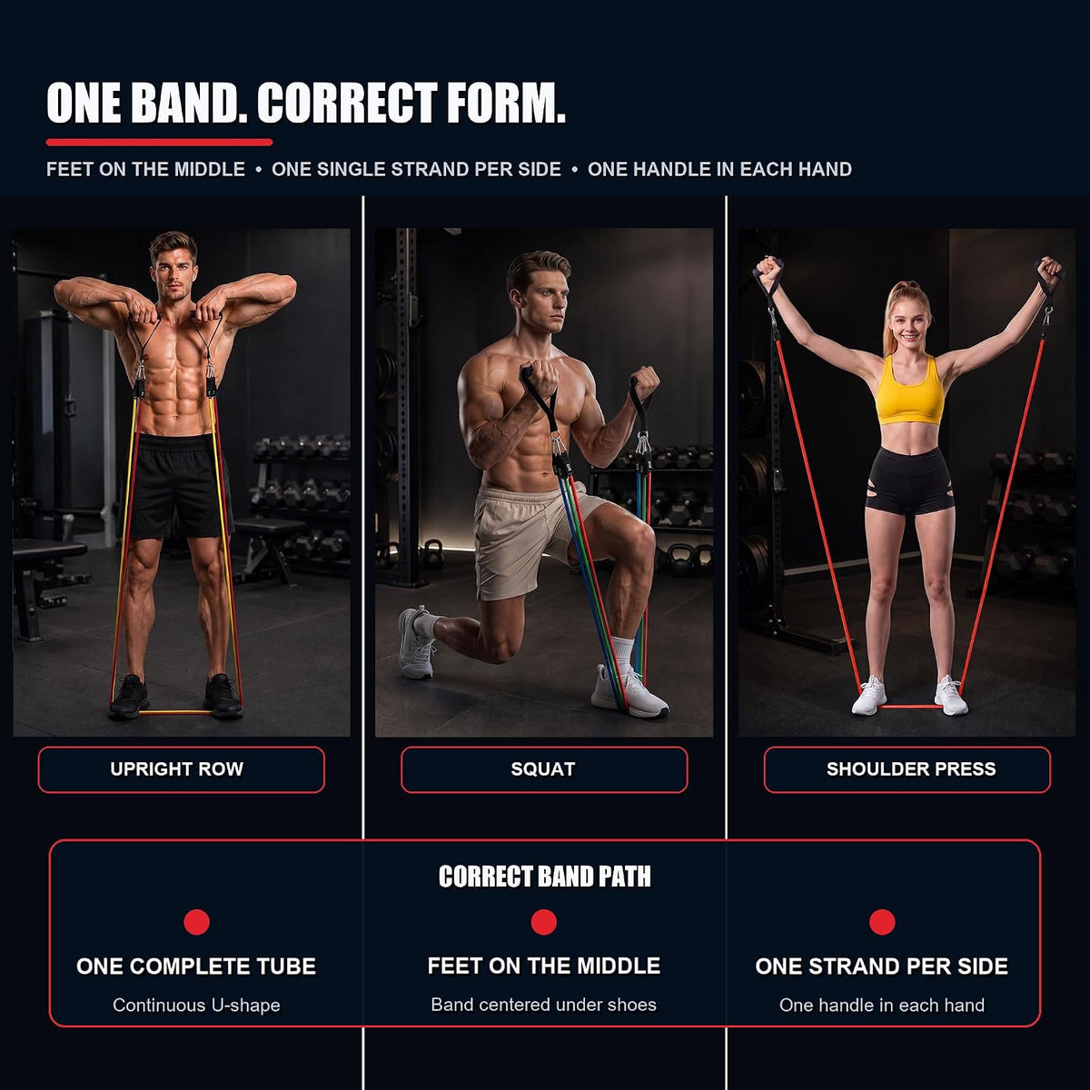 WHATAFIT Stackable Tube Bands – Efficient Home Office Fitness Tool for Consistent Movement Between Tasks