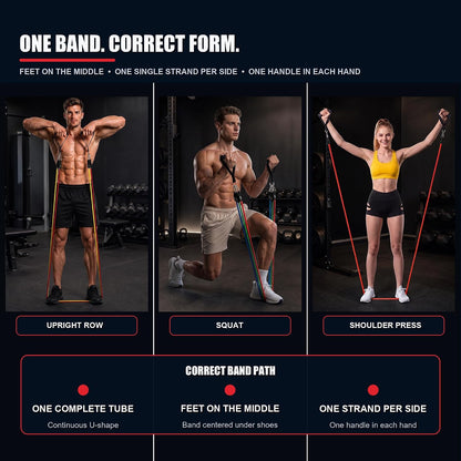 WHATAFIT Stackable Tube Bands – Efficient Home Office Fitness Tool for Consistent Movement Between Tasks