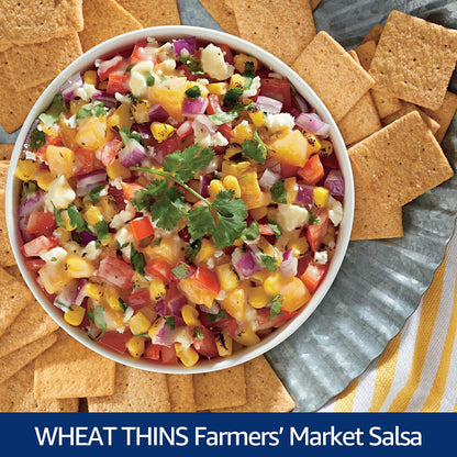 Wheat Thins Reduced Fat Snacks – 21g Whole Grain Cracker for Health-Conscious Snackers