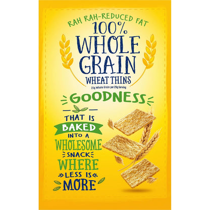 Wheat Thins Reduced Fat Snacks – 21g Whole Grain Cracker for Health-Conscious Snackers